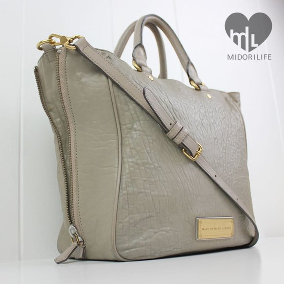 MARC BY MARC JACOBS Washed Up Leather Tote Crossbody Bag - Picture 4 of 16